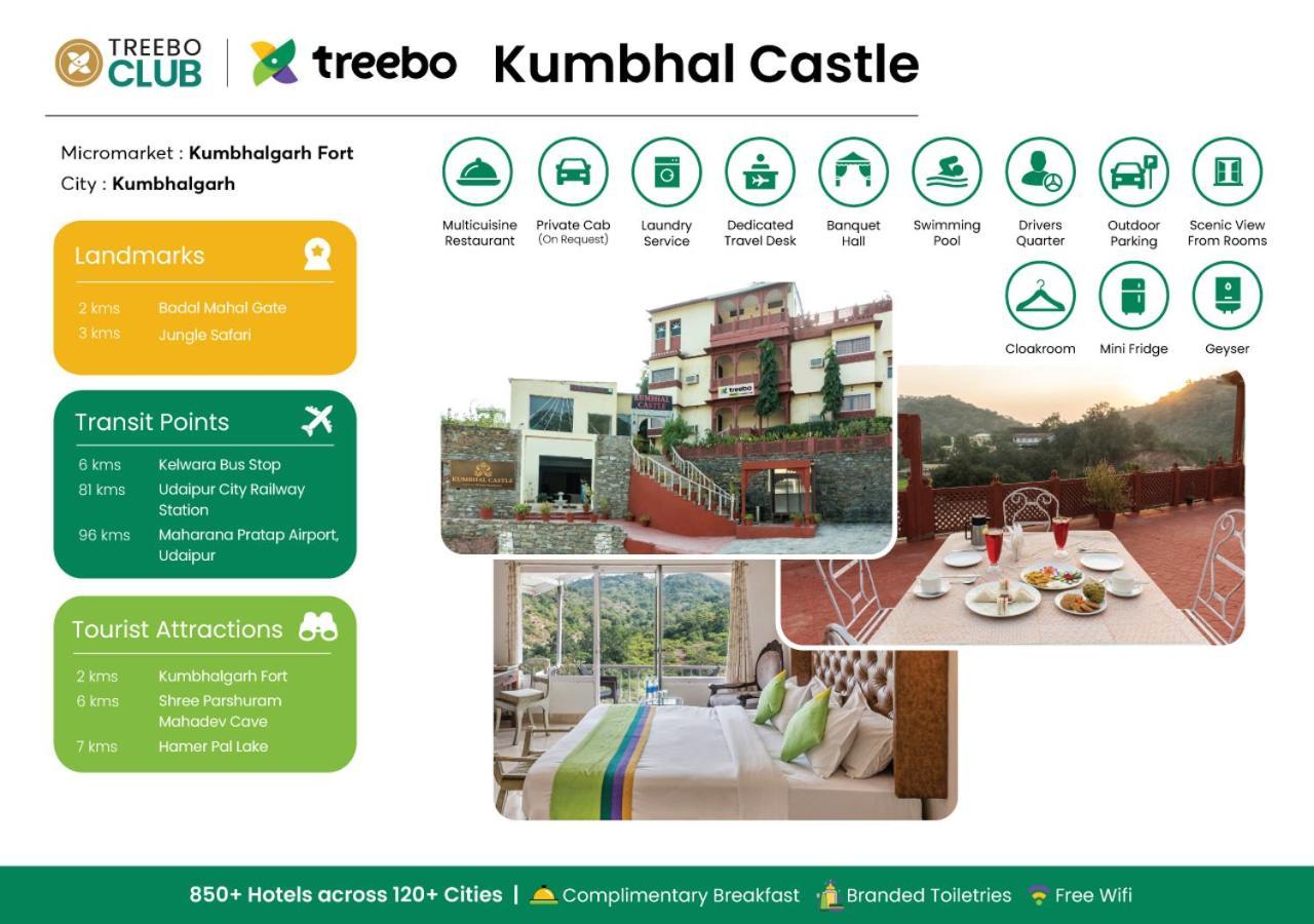 Treebo Kumbhal Castle, 2 Km From Kumbalgarh Fort Kumbhalgarh Extérieur photo